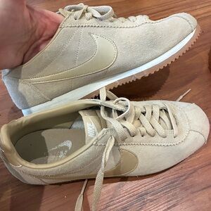Nike Tan Suede Sneakers